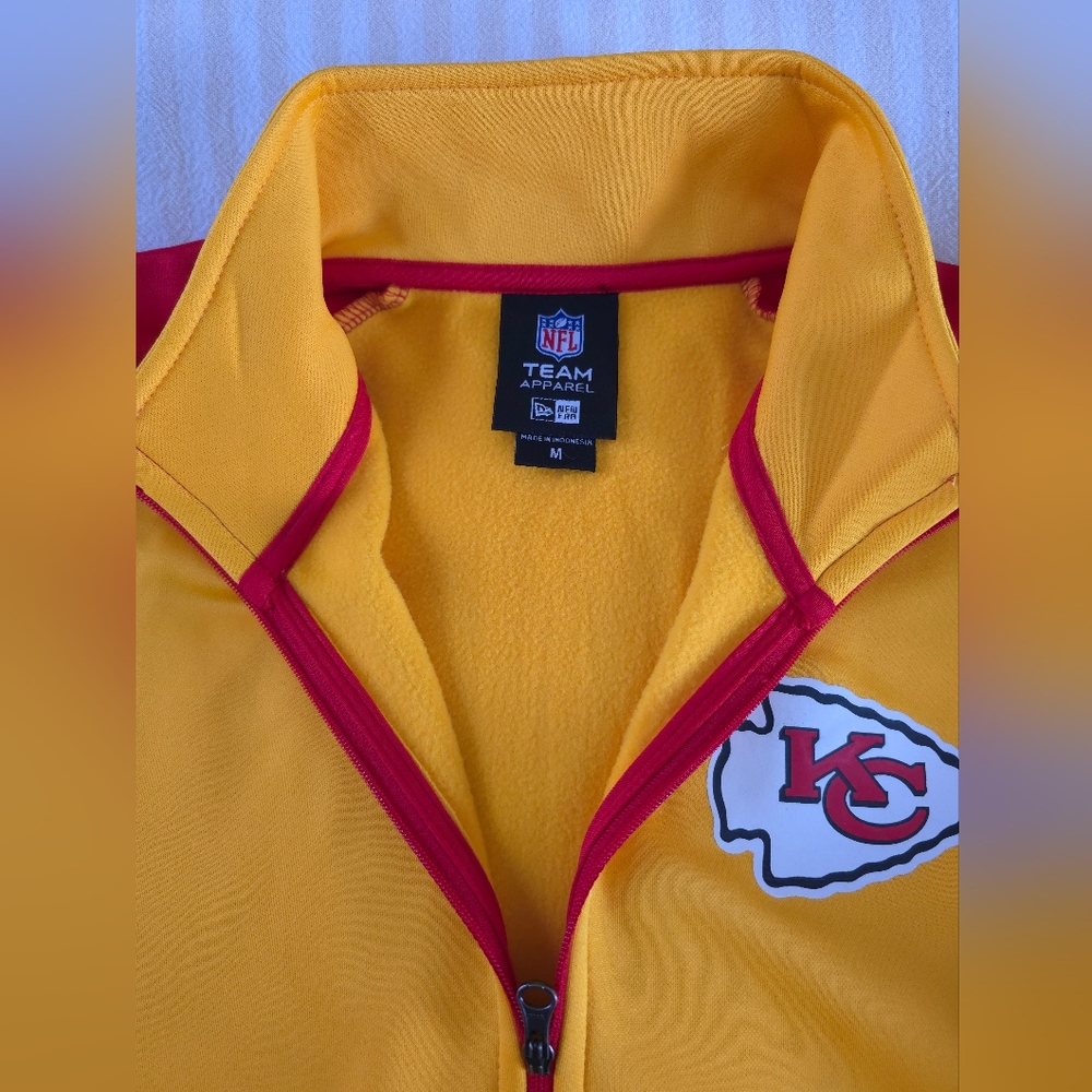 NFL New Era Kansas City Chiefs Quarter-Zip Size:Medium - Picture 6 of 7